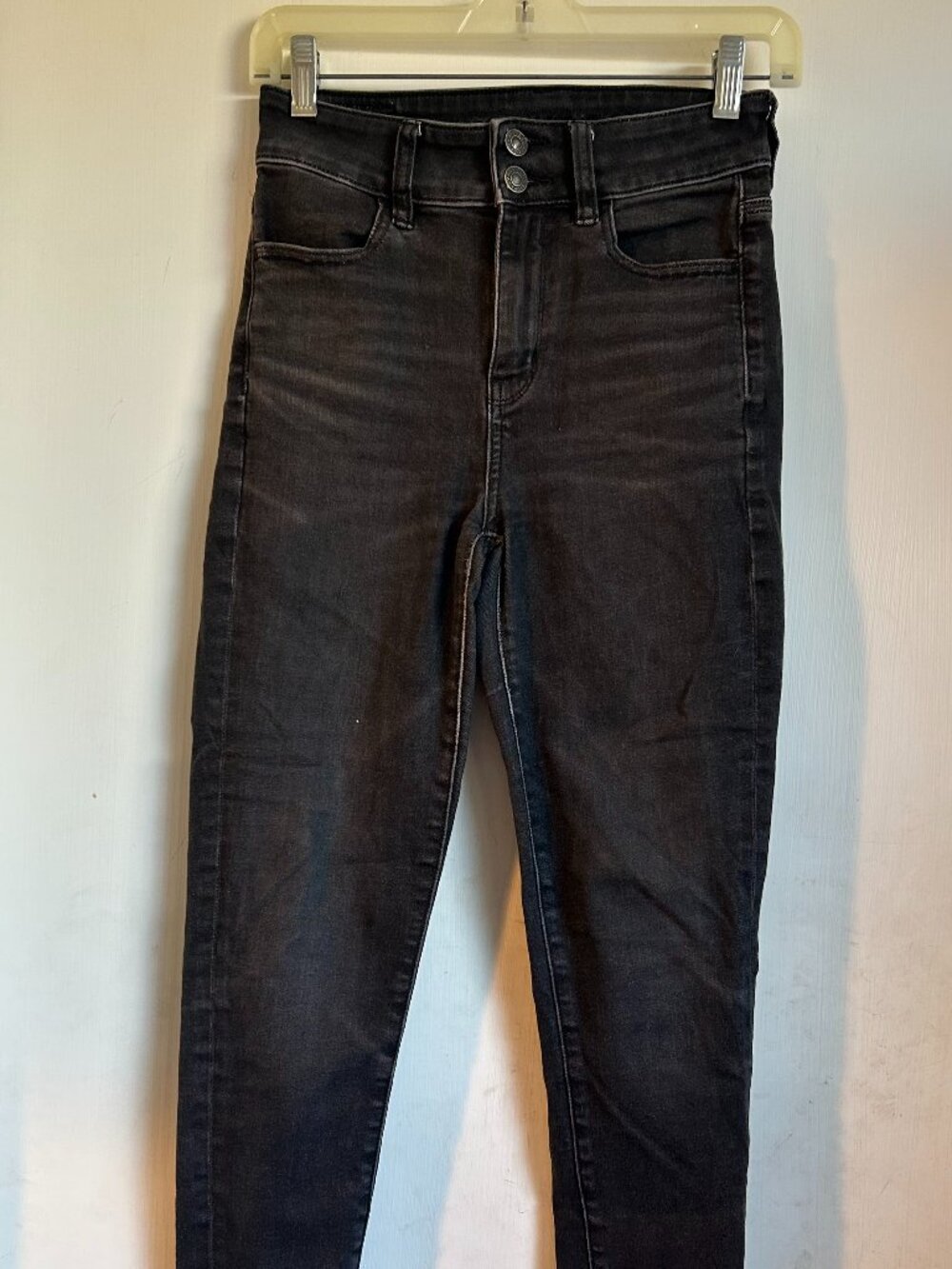 American Eagle Black Jeggings - Size 0